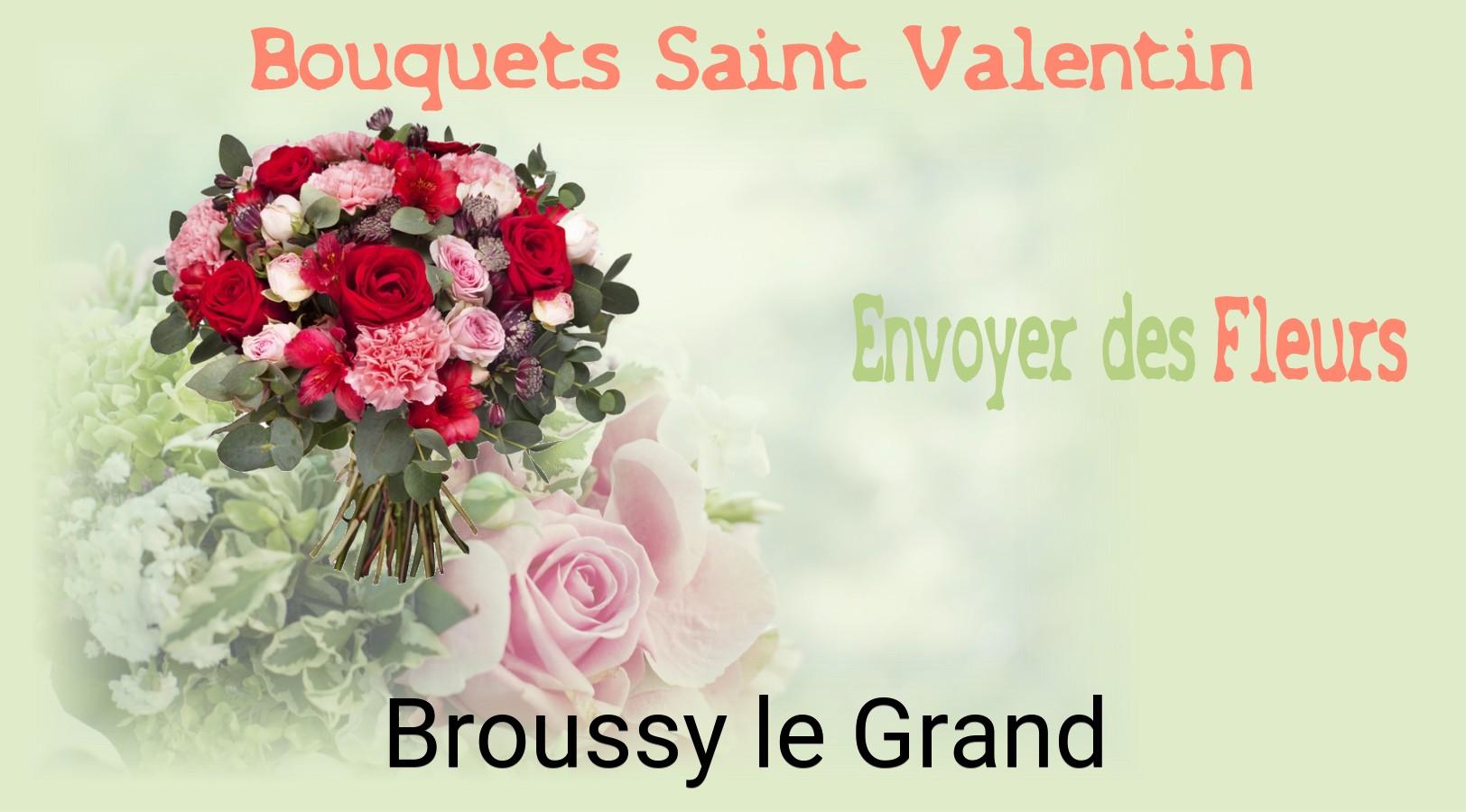 Roses de Saint-Valentin livrées à Broussy-le-Grand